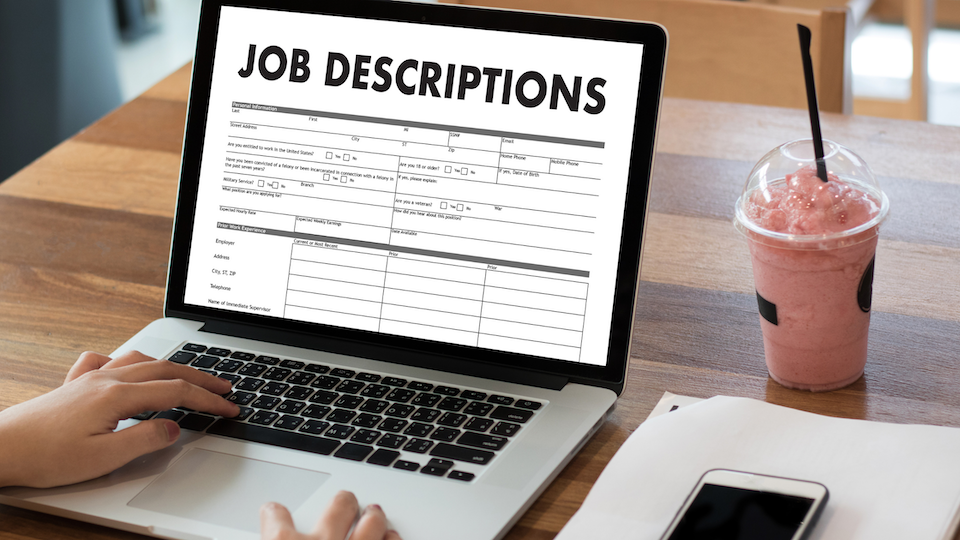 how to write a job description