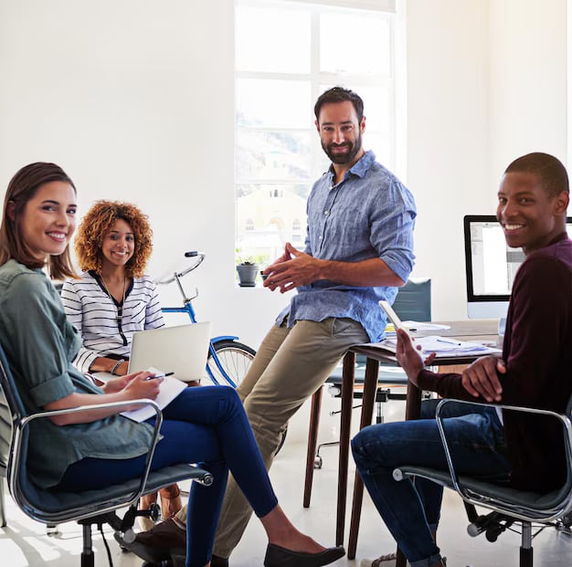 training manager portrait business people with startup planning career mindset teamwork management office professional boss mentor man leadership coaching internship workshop 590464 158878