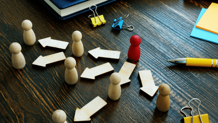 delegating work graphic